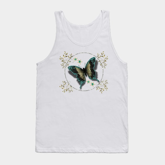 butterfly 4 Tank Top by Sonia Jones Emporrium of unique designs 